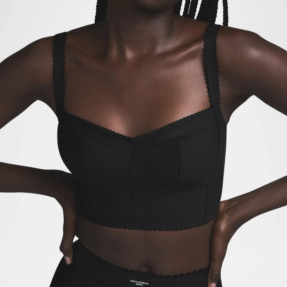 Dolce & Gabbana X SKIMS Body Bustier Onyx Black Large (NWT)